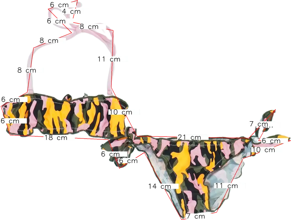 Terepszínű Overkids Bikini EU 116 / UK 6 év / US 6 év/S