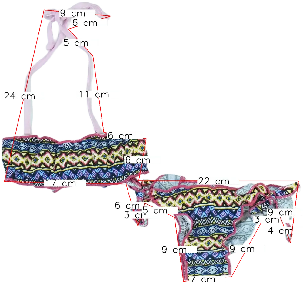 Többszínű Overkids Bikini EU 92 / UK 2 év / US 2T