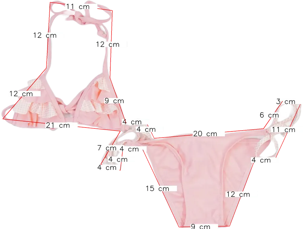 Rózsaszín Overkids Bikini EU 116 / UK 6 év / US 6 év/S