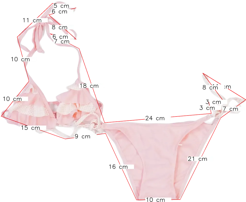 Rózsaszín Overkids Bikini EU 110 / UK 5 év / US 5 év/XS