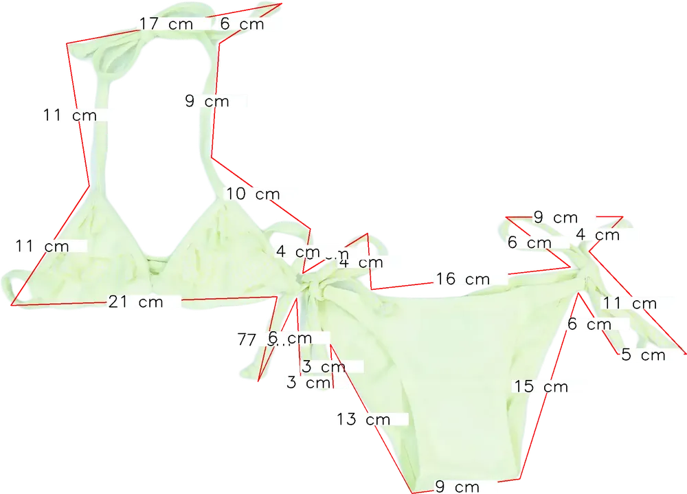 Sárga Overkids Bikini EU 104 / UK 4 év / US 4T/XS