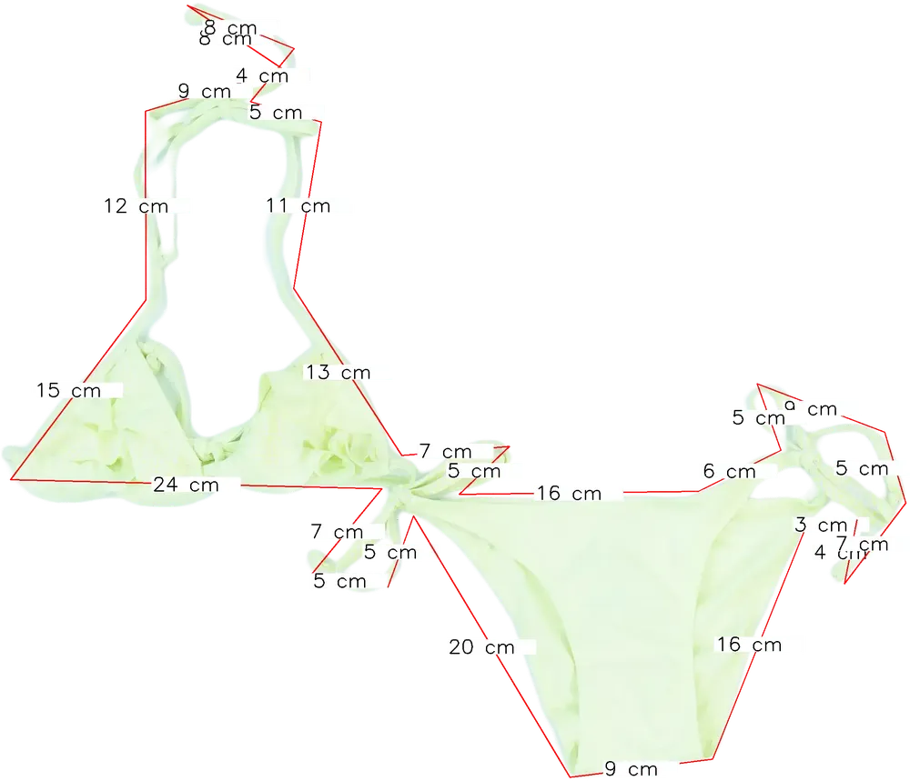 Sárga Overkids Bikini EU 116 / UK 6 év / US 6 év/S