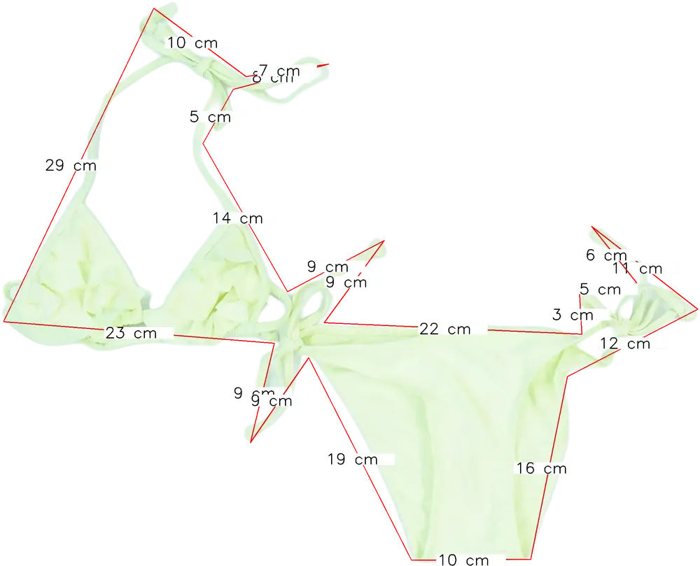 Sárga Overkids Bikini EU 128 / UK 8 év / US 8 év/M