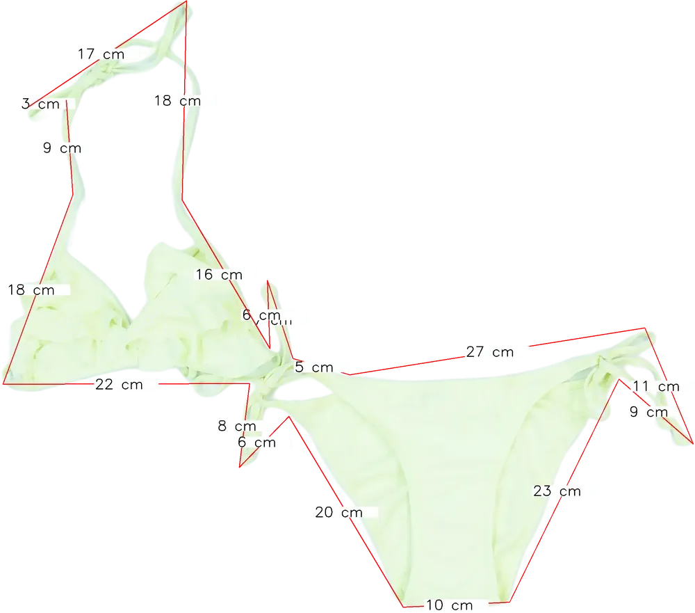 Sárga Overkids Bikini EU 152 / UK 12 év / US 12 év/L