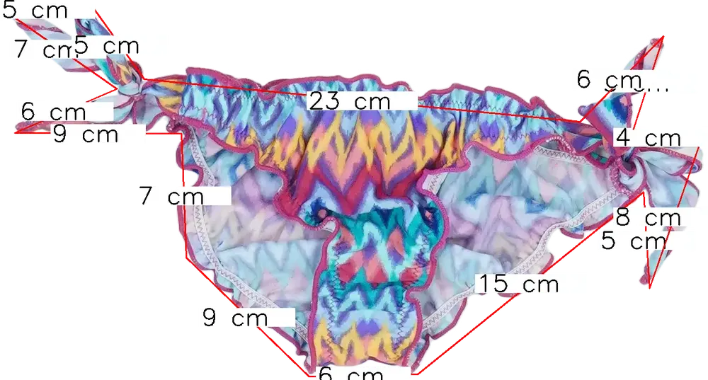 Többszínű Overkids Bikini alsó EU 146 / UK 11 év / US 12 év/L