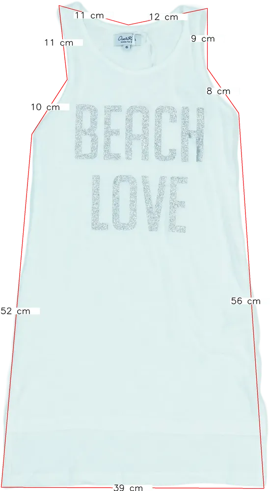 Fehér Overkids Ruha EU 116 / UK 6 év / US 6 év/S