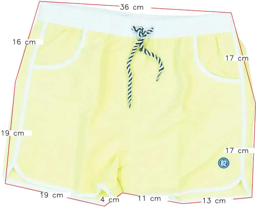 Sárga Overkids Fürdőnadrág EU 158 / UK 13 év / US 14 év/XL