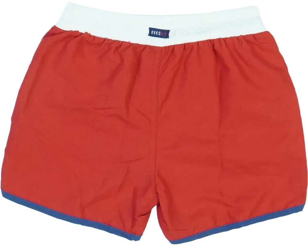 Piros Overkids Fürdőnadrág EU 110 / UK 5 év / US 5 év/XS