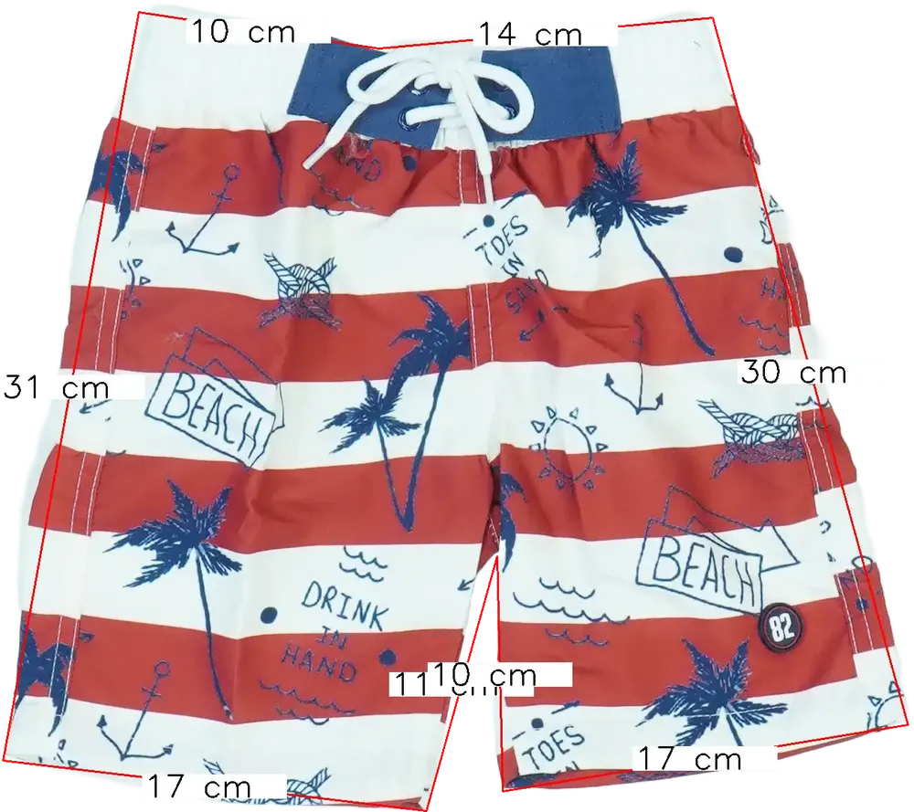 Többszínű Overkids Fürdőnadrág EU 104 / UK 4 év / US 4T/XS