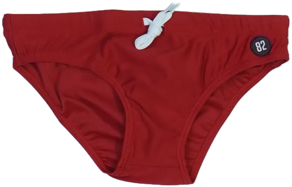 Piros Overkids Fürdőnadrág EU 116 / UK 6 év / US 6 év/S