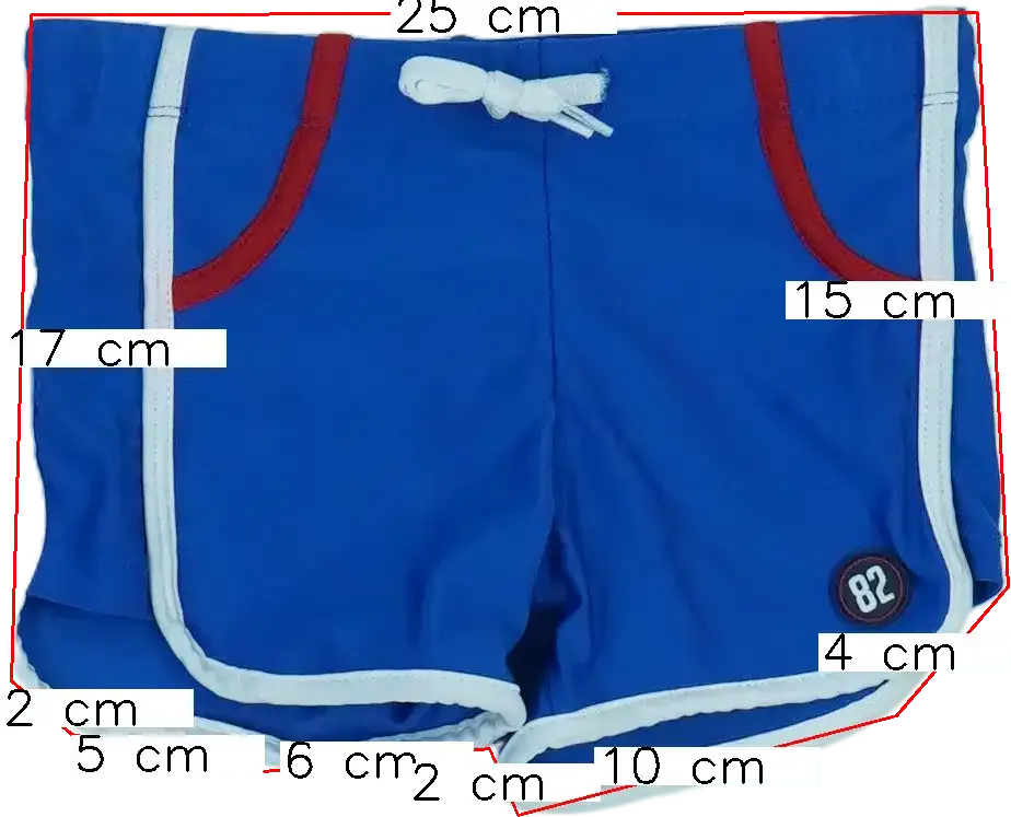 Kék Overkids Fürdőnadrág EU 92 / UK 2 év / US 2T