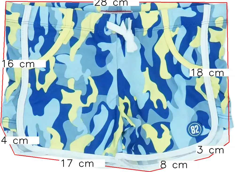 Terepszínű Overkids Fürdőnadrág EU 110 / UK 5 év / US 5 év/XS