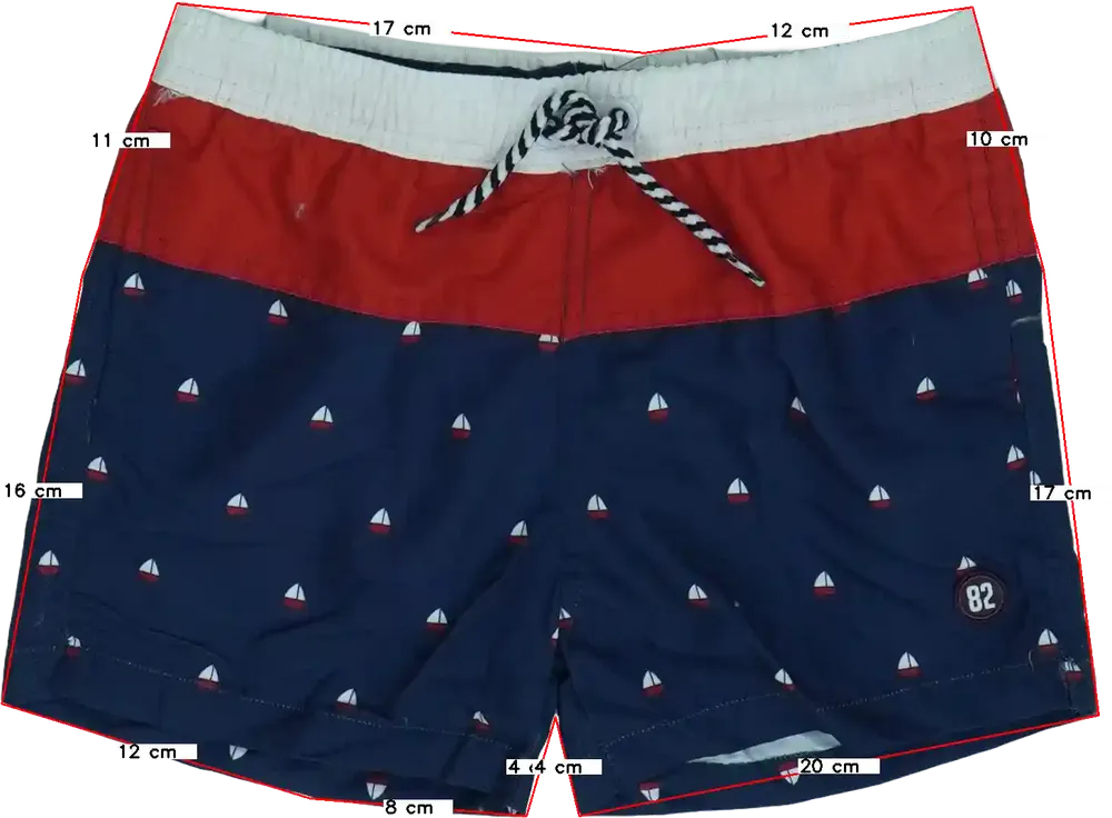 Többszínű Overkids Fürdőnadrág EU 116 / UK 6 év / US 6 év/S