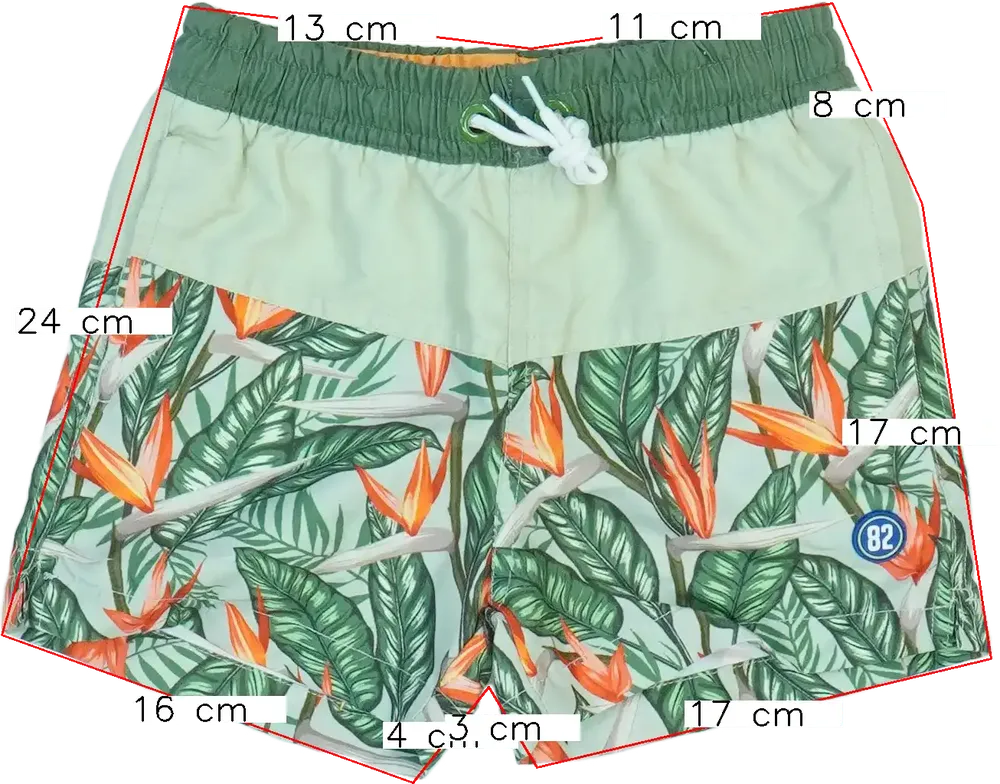 Zöld Overkids Fürdőnadrág EU 104 / UK 4 év / US 4T/XS