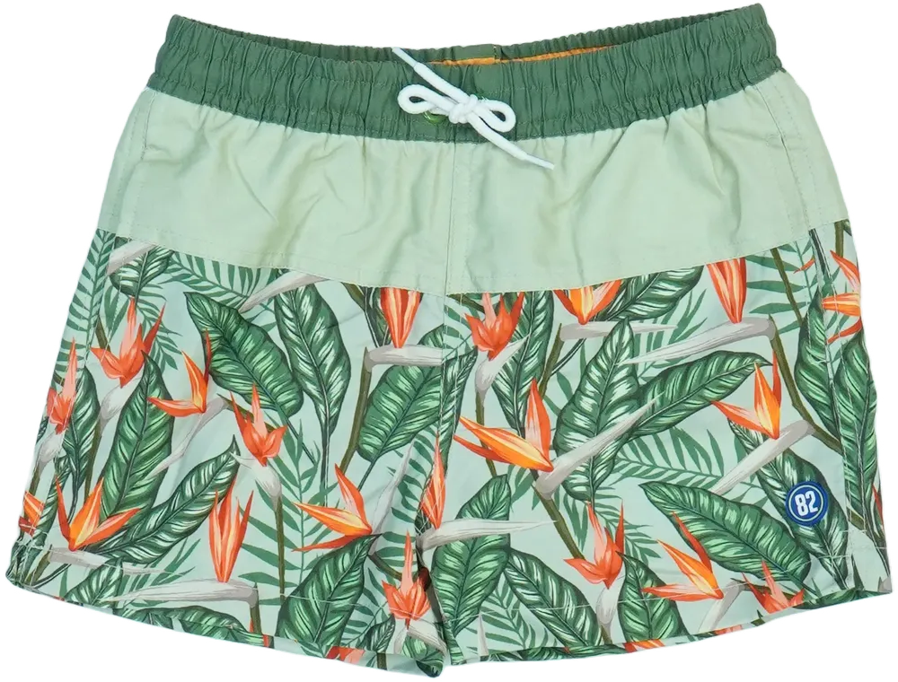 Zöld Overkids Fürdőnadrág EU 122 / UK 7 év / US 7 év/M