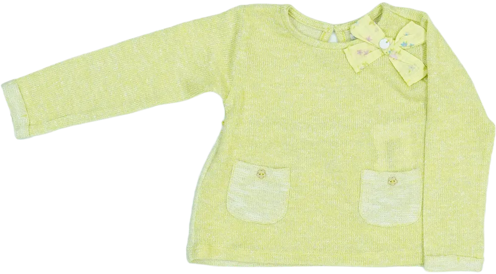 Sárga Overkids Kötött pulcsi EU 80 / UK 9-12 hónap / US 12 hónap