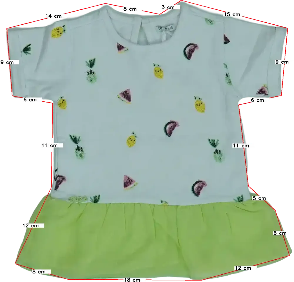 Fehér Overkids Ruha EU 68 / UK 3-6 hónap / US 3-6 hónap