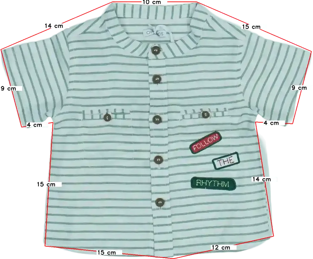 Fehér Overkids Ing EU 62 / UK 0-3 hónap / US 0-3 hónap