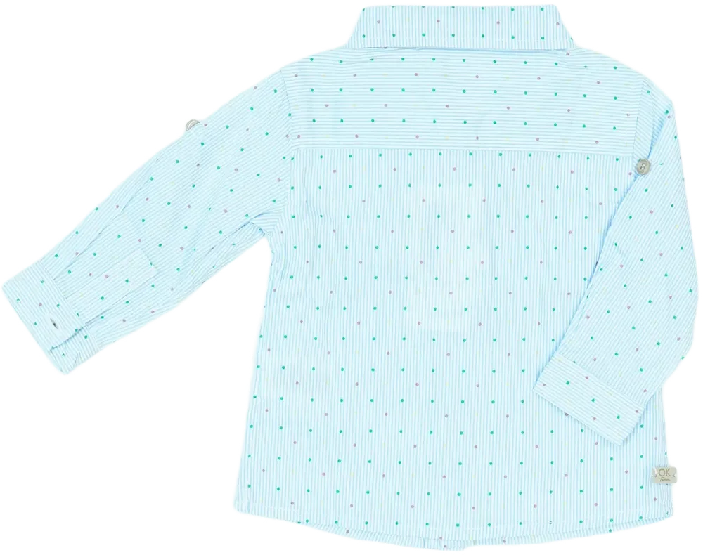 Kék Overkids Ing EU 68 / UK 3-6 hónap / US 3-6 hónap