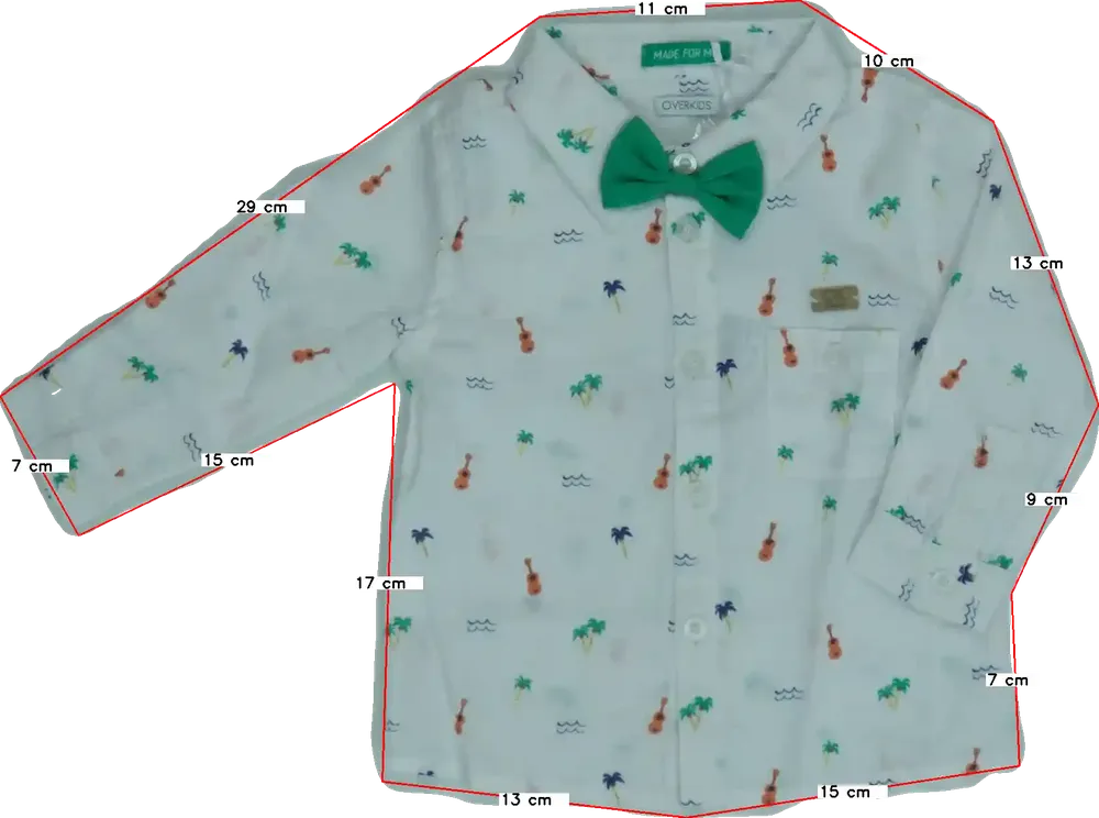 Fehér Overkids Ing EU 68 / UK 3-6 hónap / US 3-6 hónap