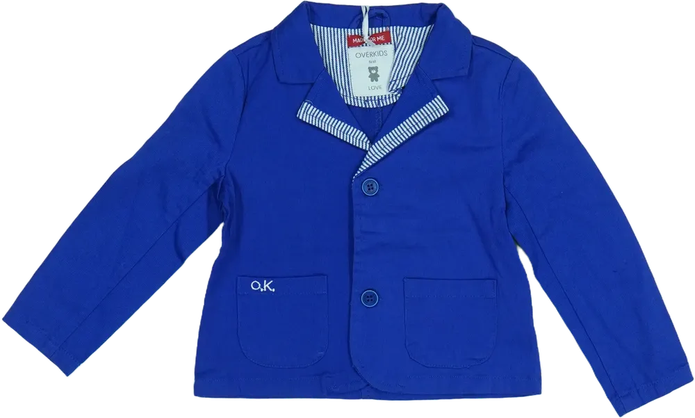 Kék Overkids Dzseki EU 86 / UK 12-18 hónap / US 18 hónap
