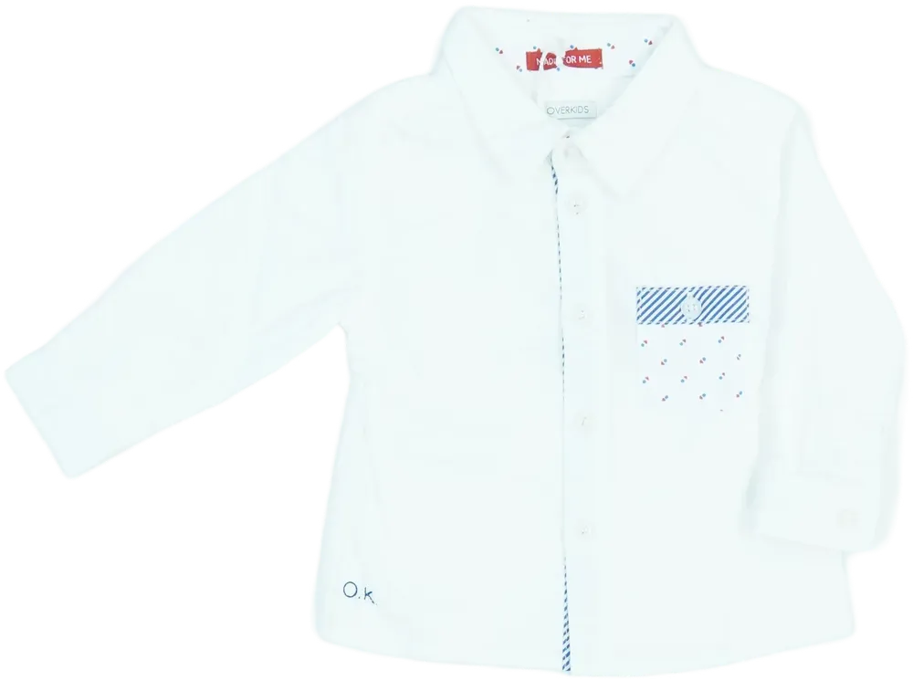 Fehér Overkids Ing EU 68 / UK 3-6 hónap / US 3-6 hónap