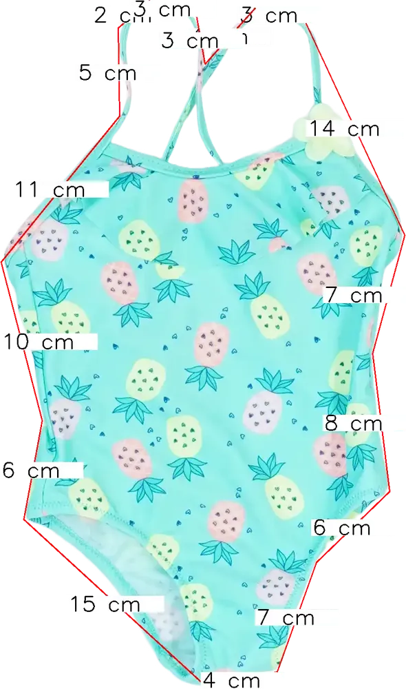 Zöld Overkids Fürdőruha EU 80 / UK 9-12 hónap / US 12 hónap