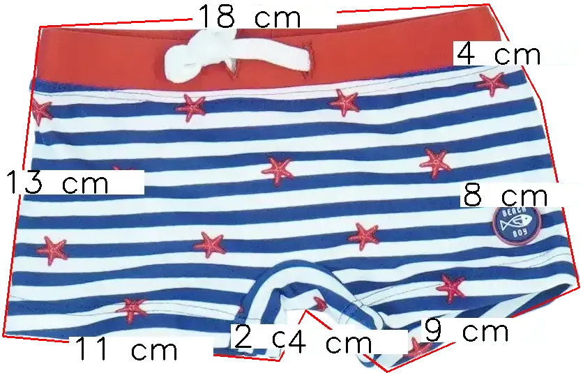 Többszínű Overkids Fürdőnadrág EU 62 / UK 0-3 hónap / US 0-3 hónap