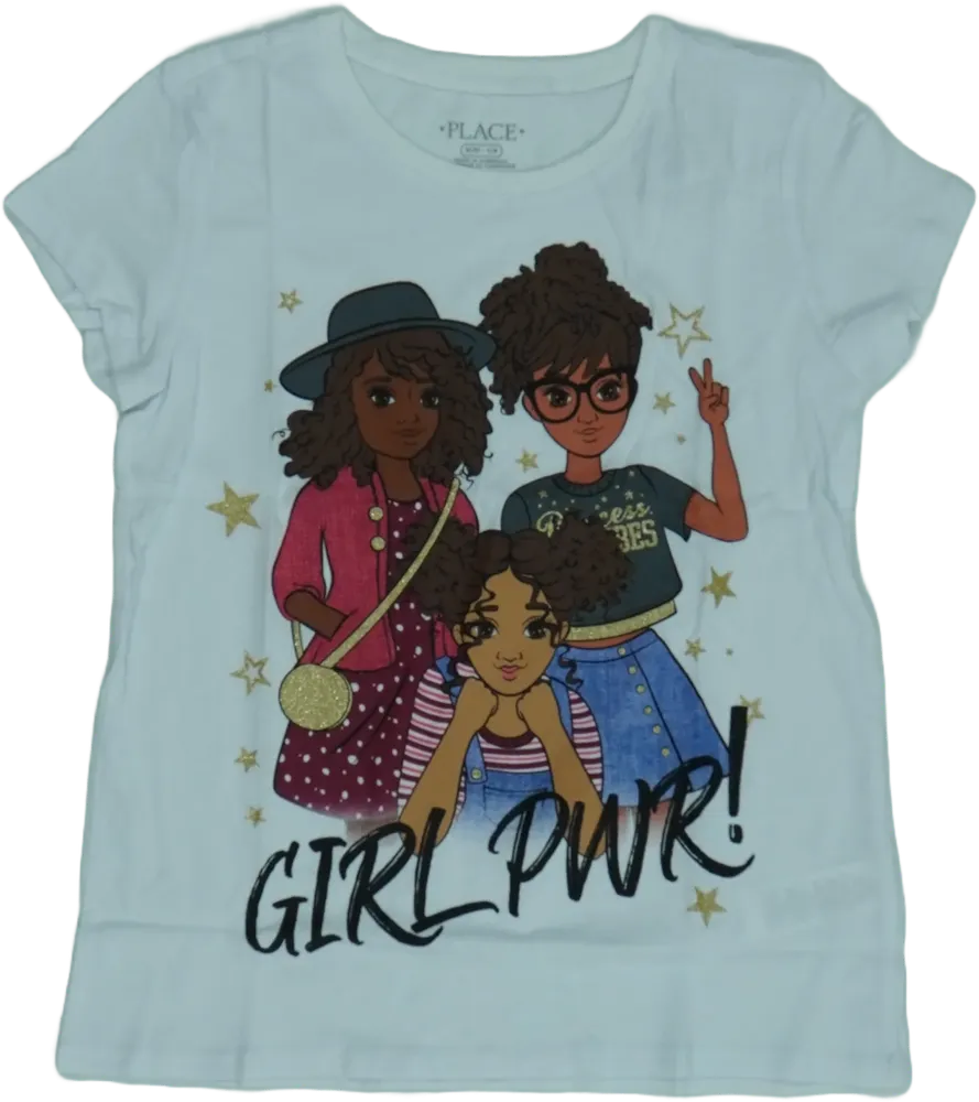 Fehér Children's Place Póló EU 128 / UK 8 év / US 8 év/M