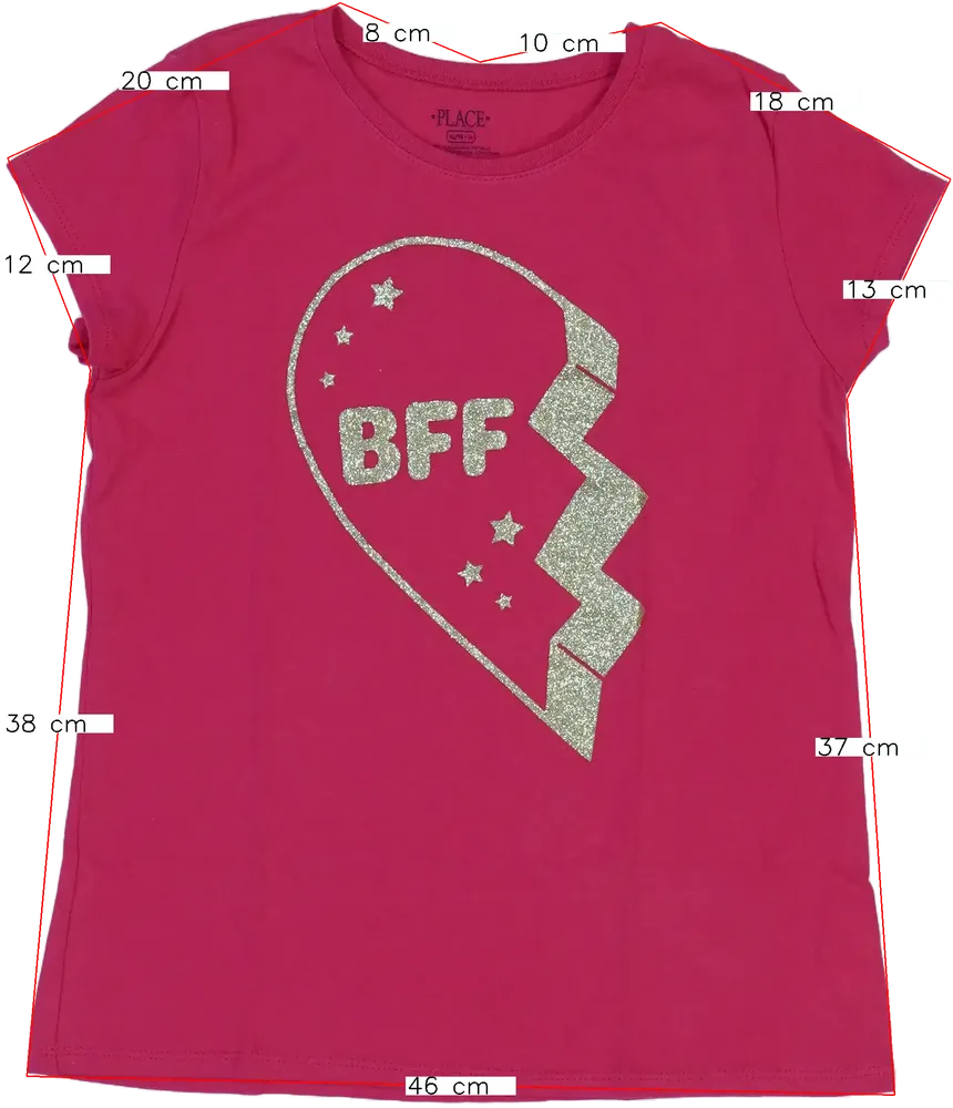 Rózsaszín Children's Place Póló EU 164 / UK 14 év / US 14 év/XL