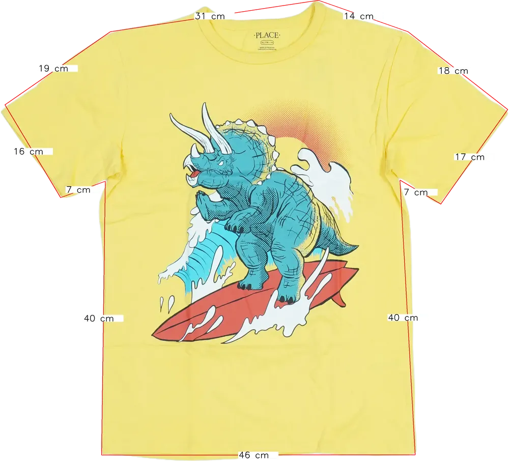 Sárga Children's Place Póló EU 164 / UK 14 év / US 14 év/XL