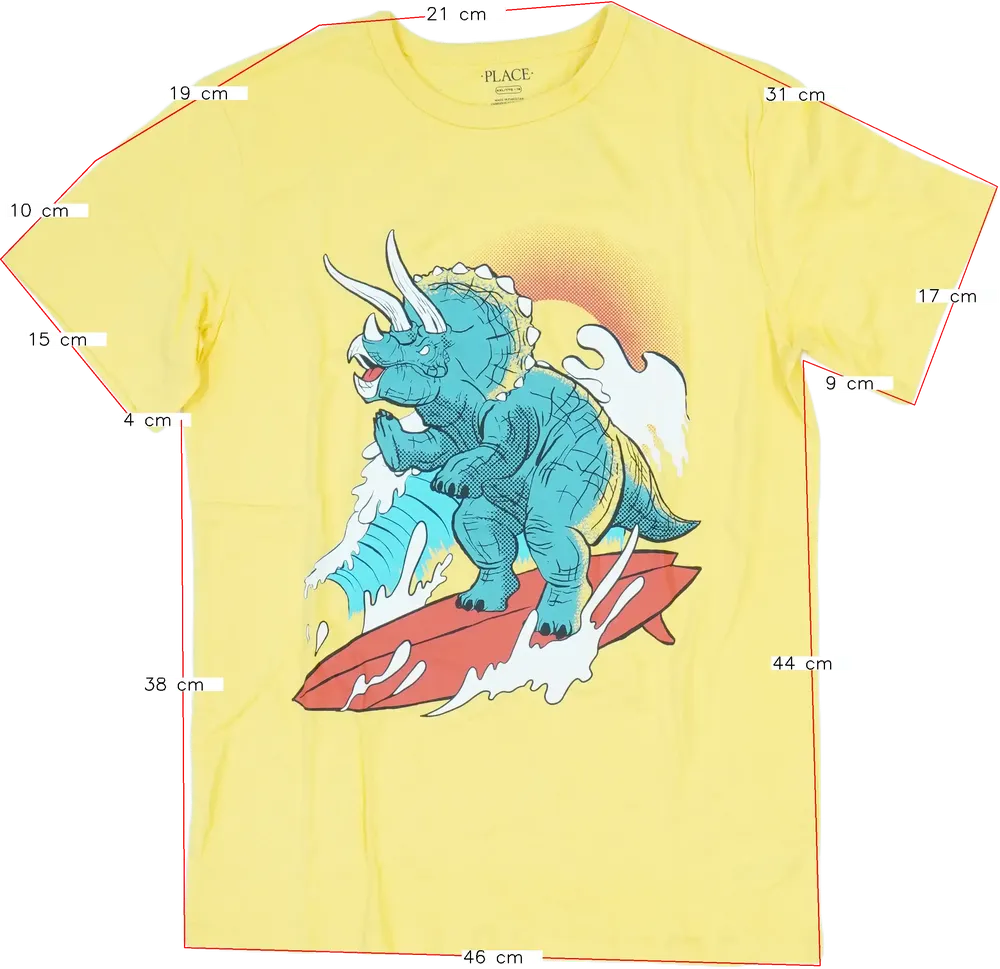 Sárga Children's Place Póló EU 176 / UK 16 év / US XL