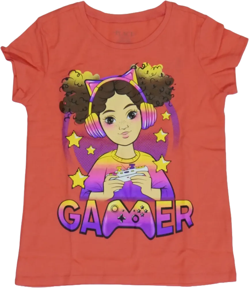 Rózsaszín Children's Place Póló EU 116 / UK 6 év / US 6 év/S