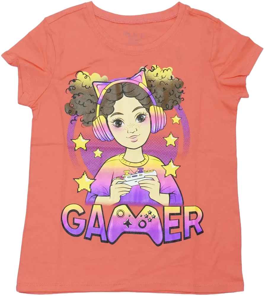 Rózsaszín Children's Place Póló EU 128 / UK 8 év / US 8 év/M