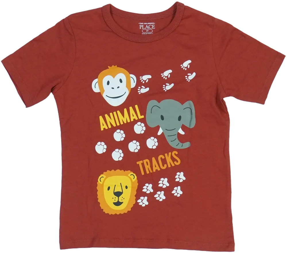 Bordó Children's Place Póló EU 104 / UK 4 év / US 4T/XS