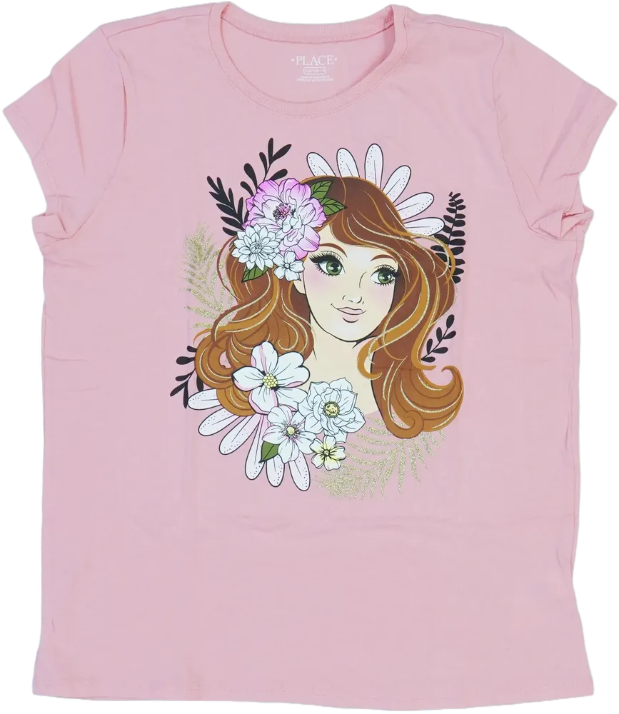 Rózsaszín Children's Place Póló EU 176 / UK 16 év / US XL