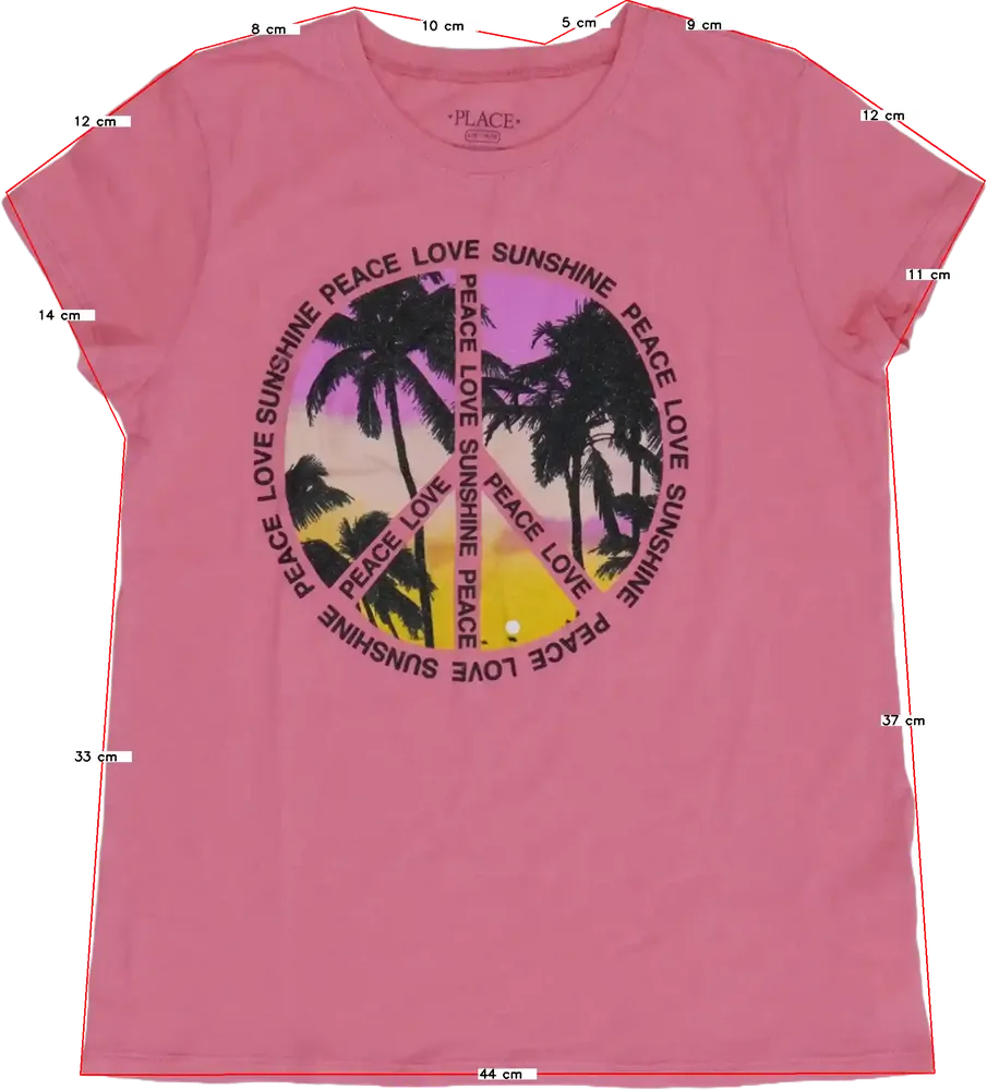 Rózsaszín Children's Place Póló EU 152 / UK 12 év / US 12 év/L