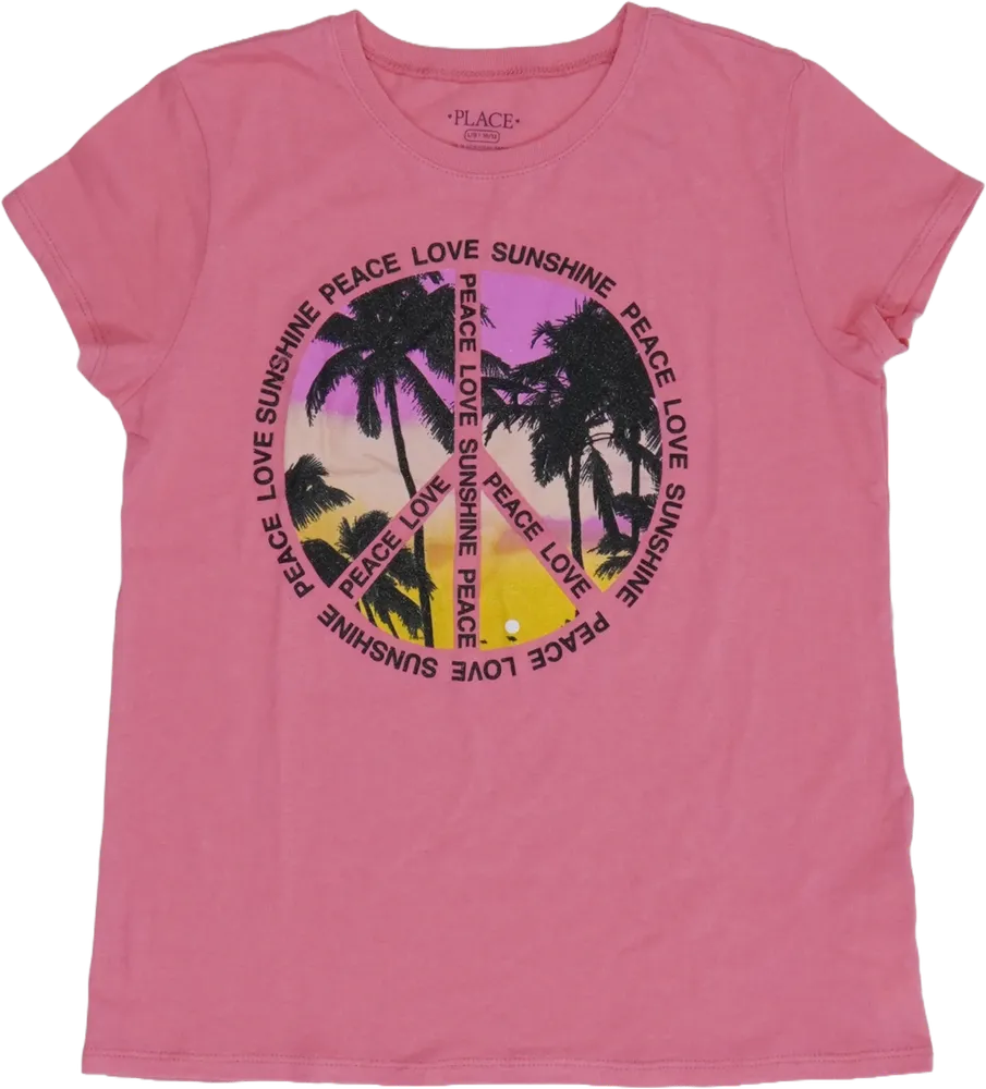 Rózsaszín Children's Place Póló EU 152 / UK 12 év / US 12 év/L