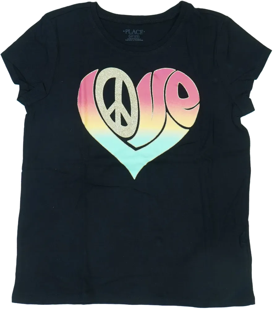 Fekete Children's Place Póló EU 152 / UK 12 év / US 12 év/L