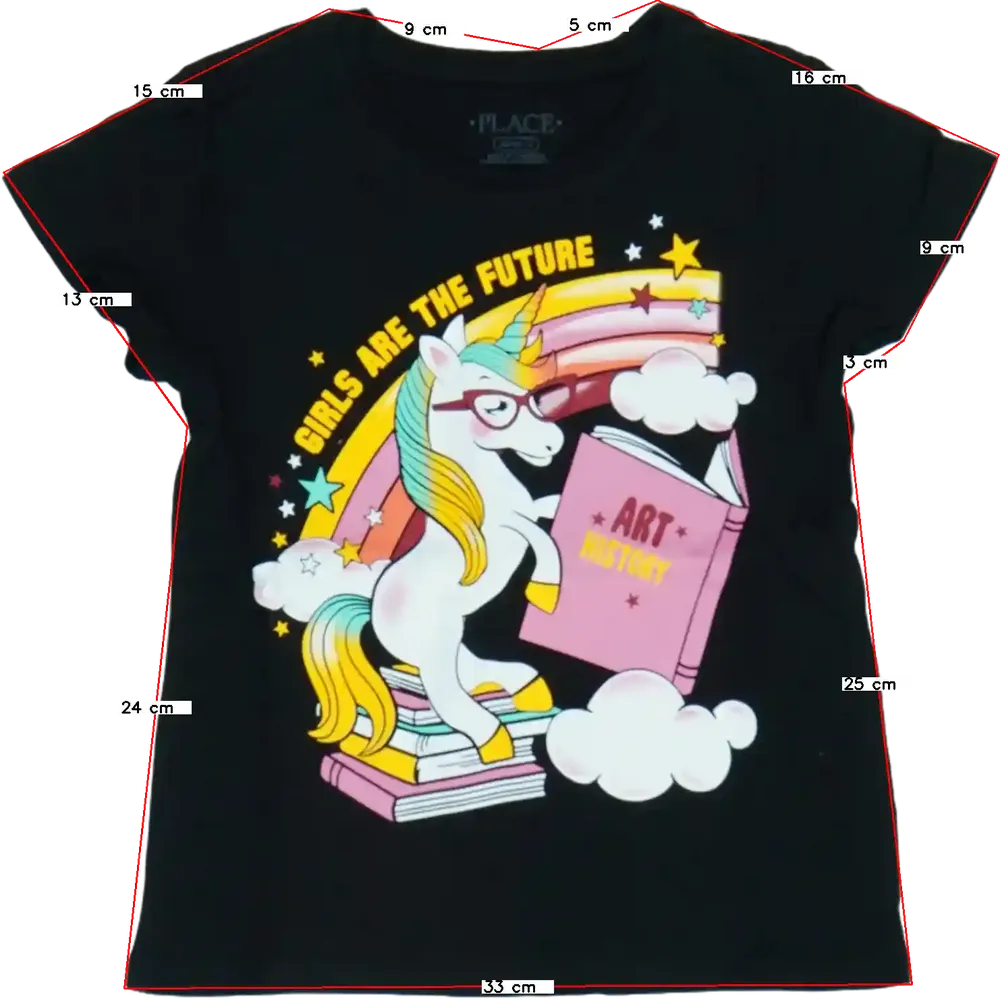 Fekete Children's Place Póló EU 104 / UK 4 év / US 4T/XS