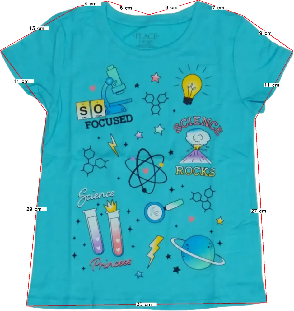 Kék Children's Place Póló EU 116 / UK 6 év / US 6 év/S