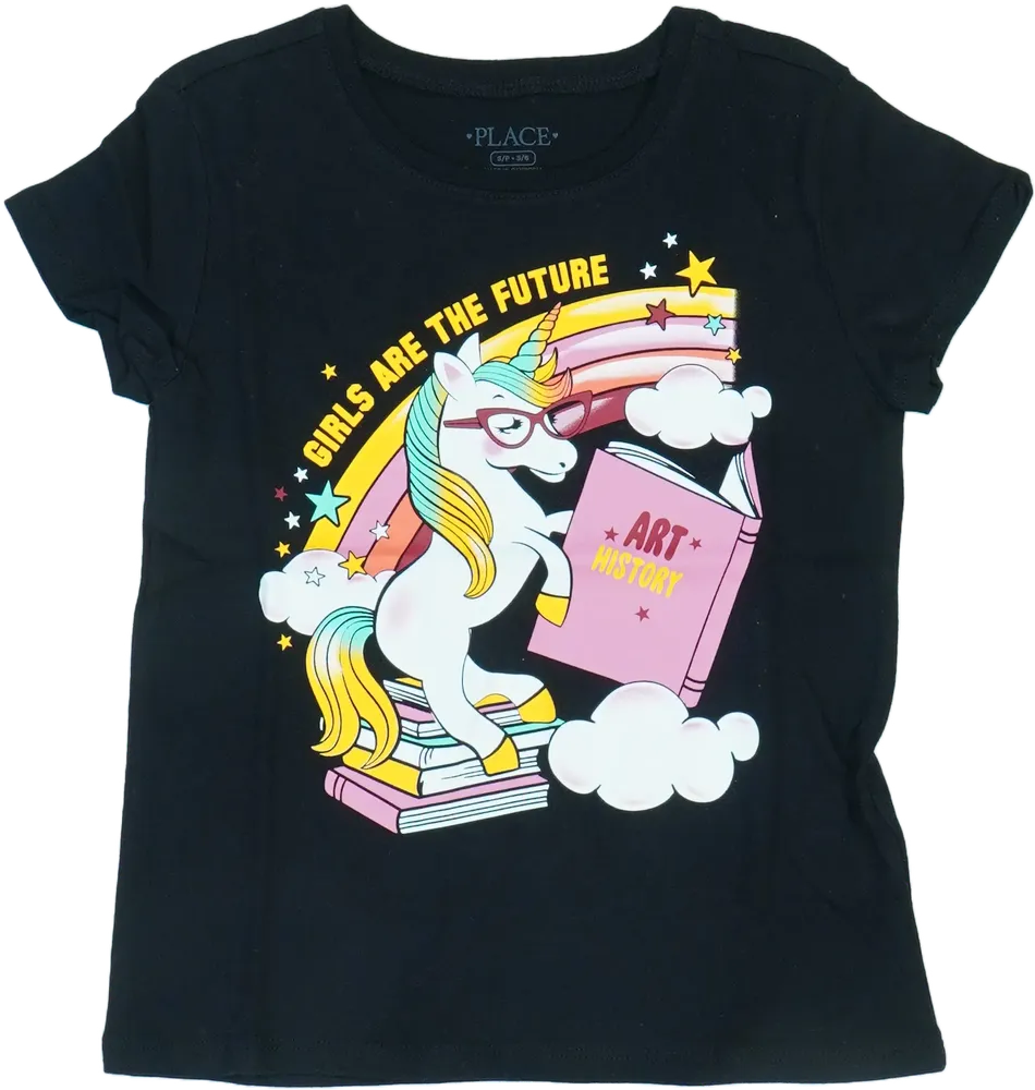 Fekete Children's Place Póló EU 116 / UK 6 év / US 6 év/S