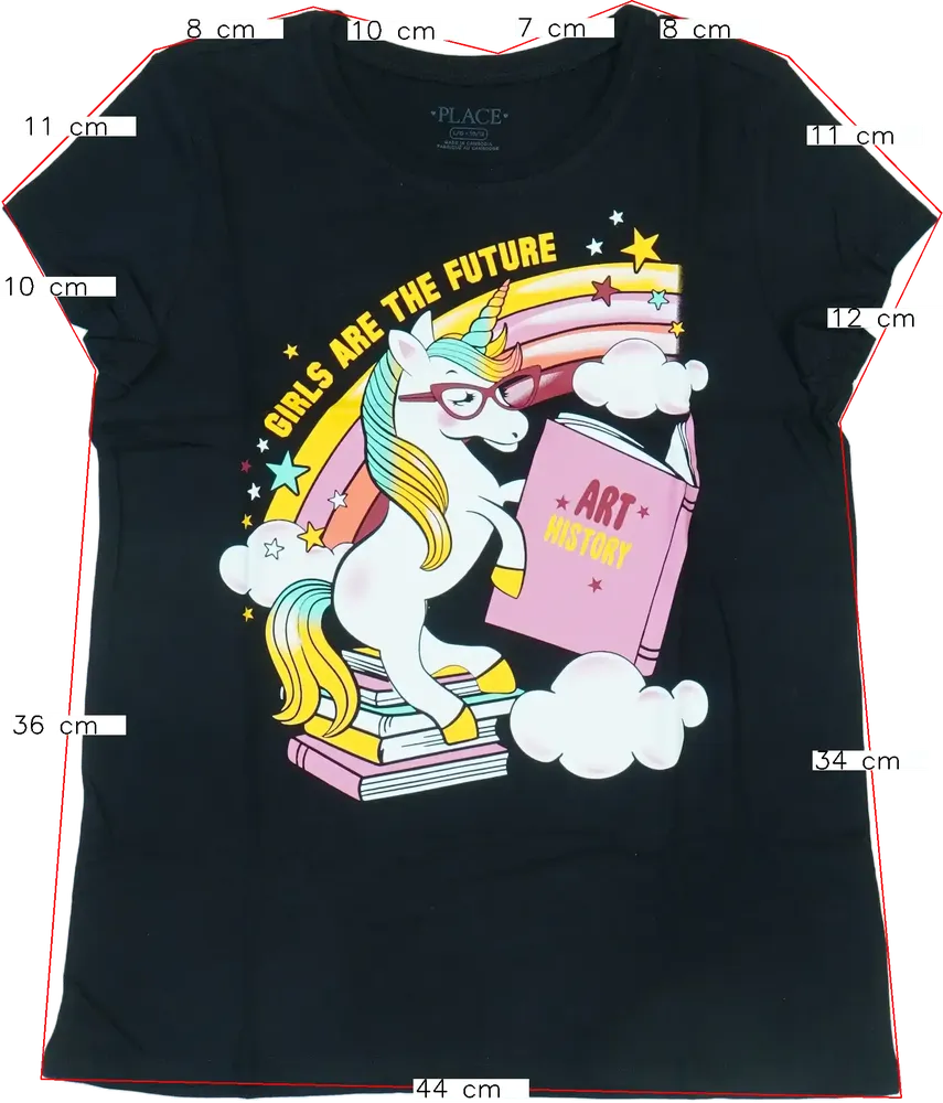 Fekete Children's Place Póló EU 152 / UK 12 év / US 12 év/L