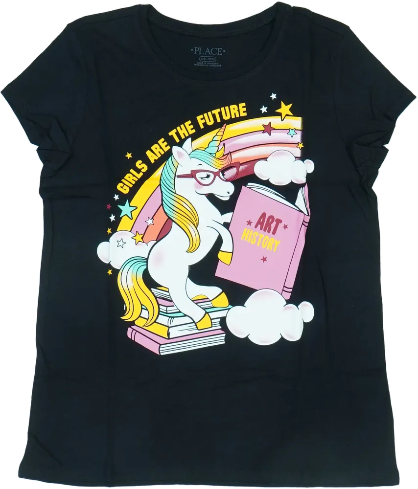 Fekete Children's Place Póló EU 152 / UK 12 év / US 12 év/L