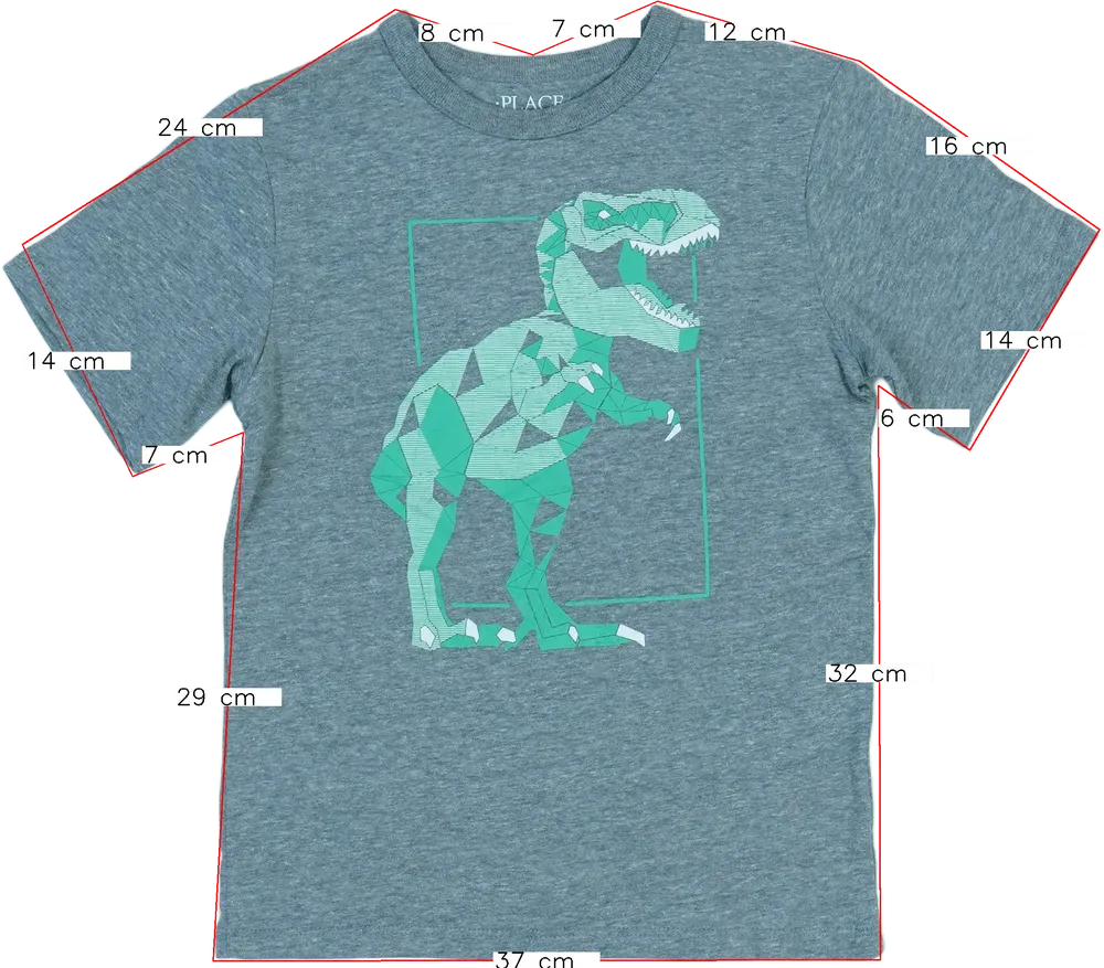 Szürke Children's Place Póló EU 116 / UK 6 év / US 6 év/S