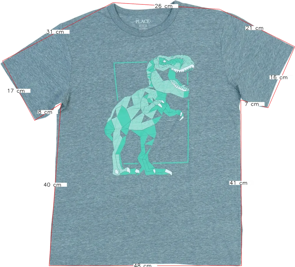 Szürke Children's Place Póló EU 164 / UK 14 év / US 14 év/XL