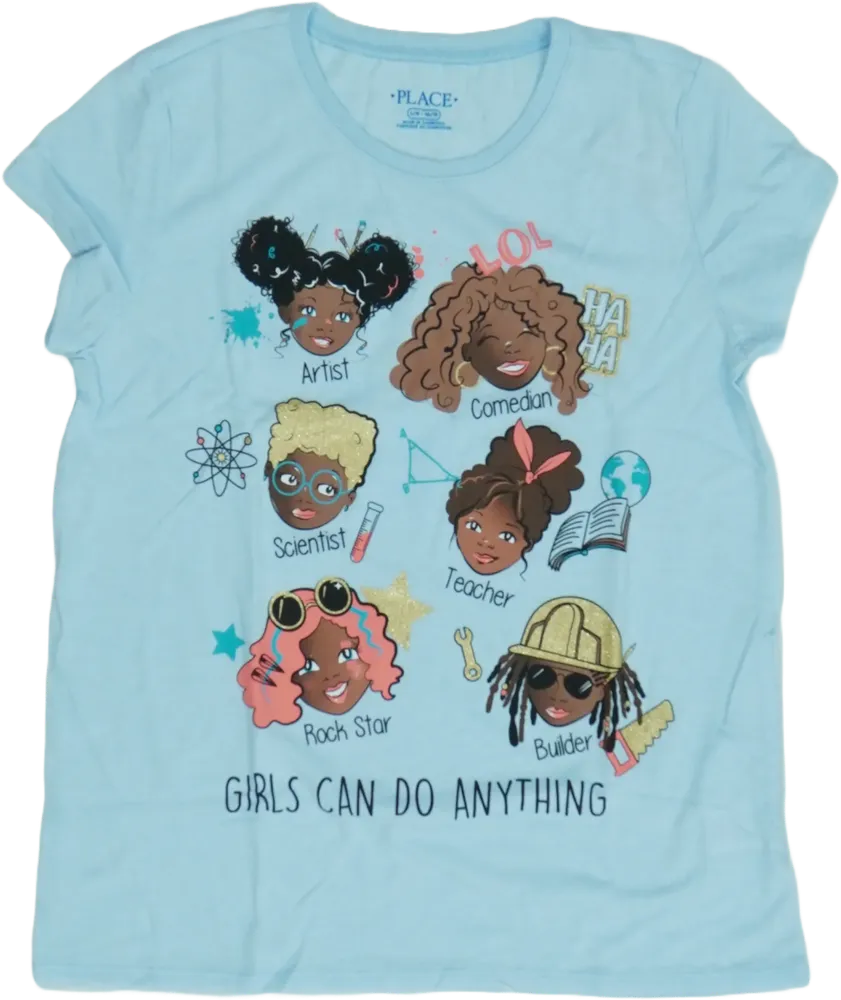 Kék Children's Place Póló EU 128 / UK 8 év / US 8 év/M