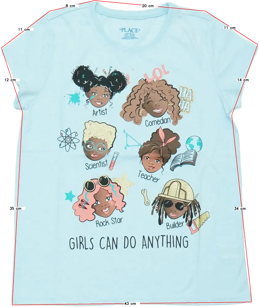 Kék Children's Place Póló EU 152 / UK 12 év / US 12 év/L