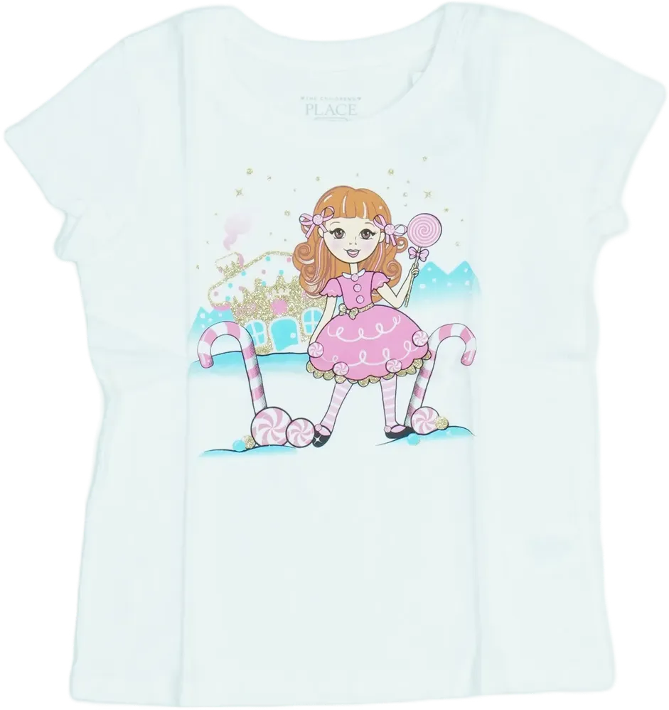 Fehér Children's Place Póló EU 104 / UK 4 év / US 4T/XS