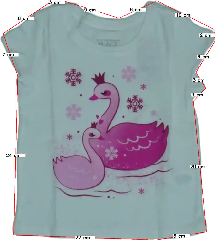 Fehér Children's Place Póló EU 110 / UK 5 év / US 5 év/XS